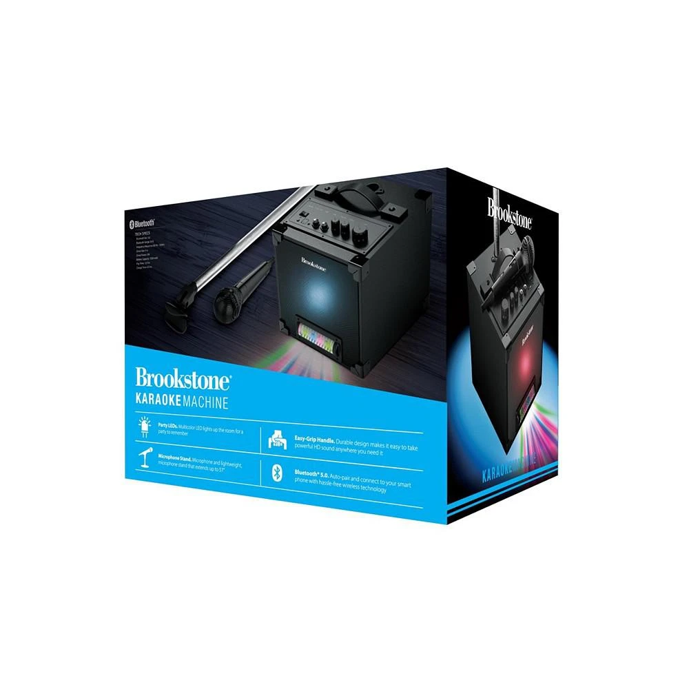 商品Brookstone|CLOSEOUT! Karaoke Speaker with Microphone Stand and Microphone,价格¥558,第3张图片详细描述