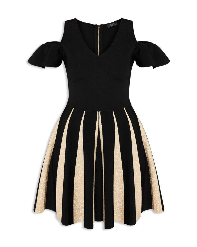 商品Ted Baker London|Wytney Cold-Shoulder Skater Dress,价格¥1370,第4张图片详细描述