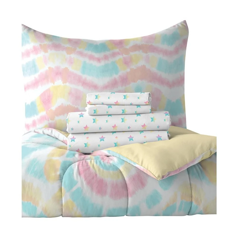 商品Macy's|Dream Factory Tie Dye Rainbow Full Comforter Set,价格¥345,第2张图片详细描述