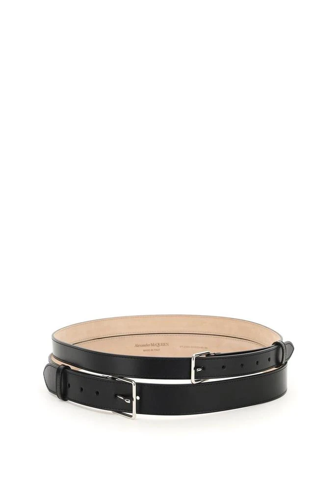 商品Alexander McQueen|'MCQUEEN GRAFFITI' DOUBLE BELT,价格¥2419,第1张图片