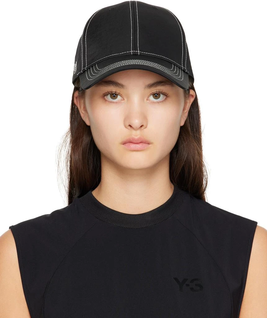 商品Y-3|Black Contrast Stitch Cap,价格¥496,第1张图片