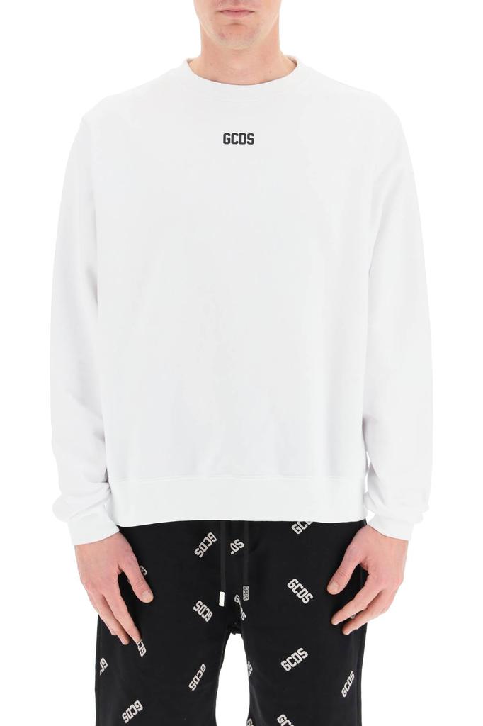 Gcds crew neck sweatshirt with rubberized logo商品第2张图片规格展示