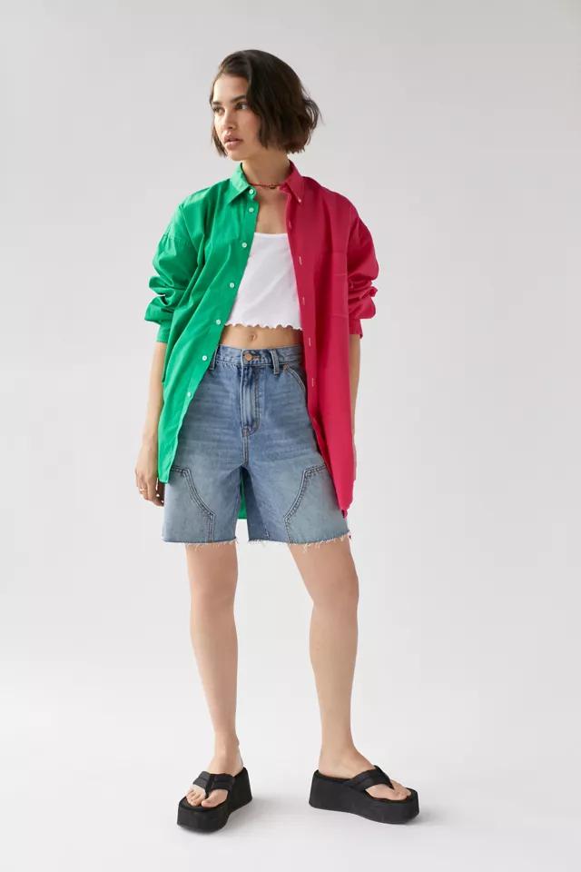 Urban Renewal Remade Overdyed Watermelon Shirt商品第4张图片规格展示