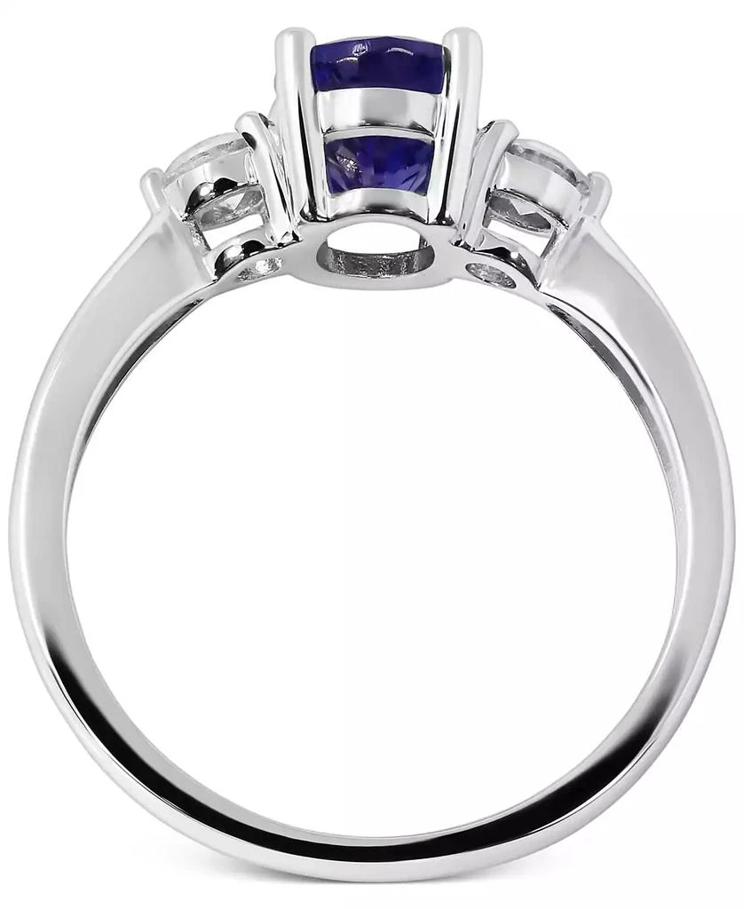 商品Macy's|Tanzanite (1-1/2 ct. t.w.) & Diamond (1/4 ct. t.w.) Ring in 14k White Gold,价格¥6732,第3张图片详细描述