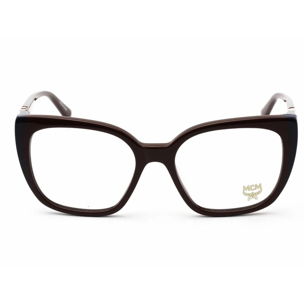 商品MCM|MCM Women's Eyeglasses - Burgundy/Blue Acetate Full-Rim Cat-Eye Frame | MCM2726 607,价格¥227,第2张图片详细描述