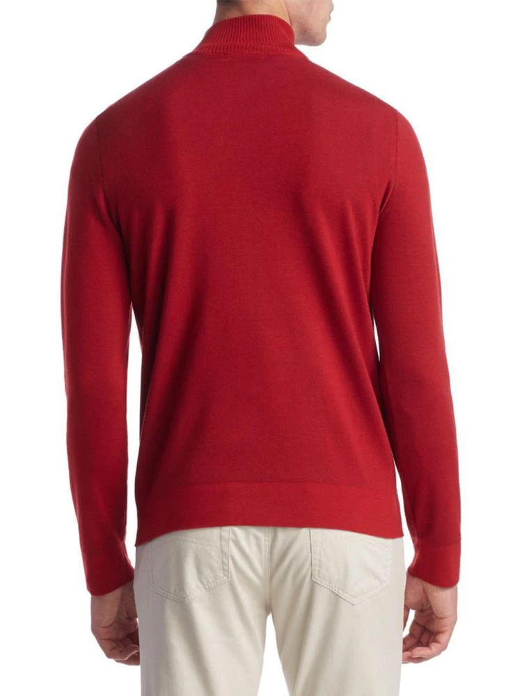 商品Saks Fifth Avenue|COLLECTION Tech Merino Wool Quarter-Zip Sweater,价格¥743,第2张图片详细描述