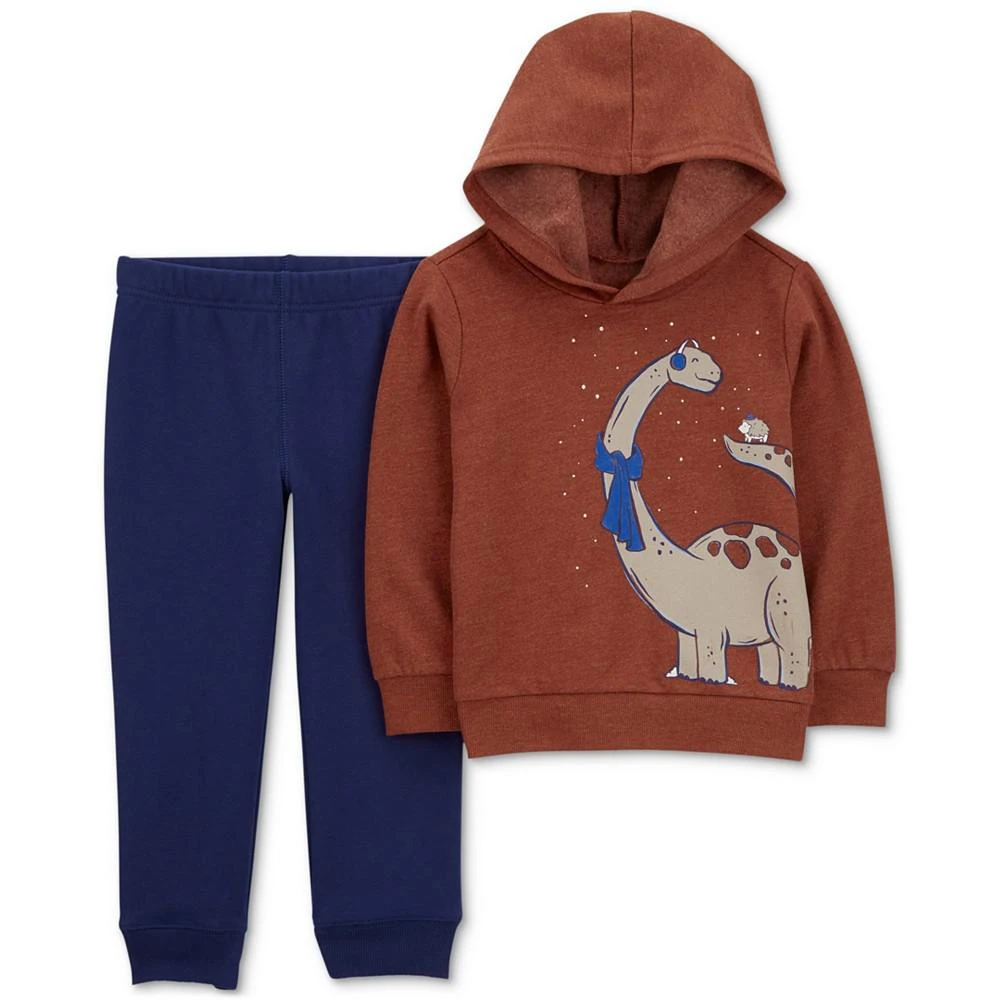 商品Carter's|Baby Boys Dinosaur Hoodie and Jogger Pants, 2 Piece Set,价格¥67,第1张图片