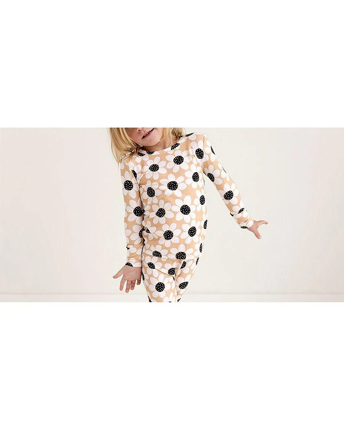 商品Posh Peanut|Girls' Reagan Long Sleeve Ribbed Pajama Set - Baby ,价格¥210,第3张图片详细描述