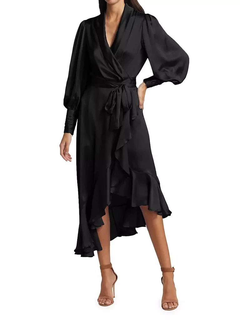 商品Zimmermann|Silk Wrap Midi-Dress,价格¥4872,第3张图片详细描述