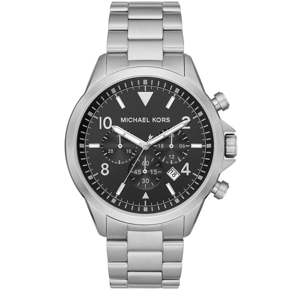 商品Michael Kors|Gage Chronograph Stainless Steel Watch,价格¥1042,第1张图片