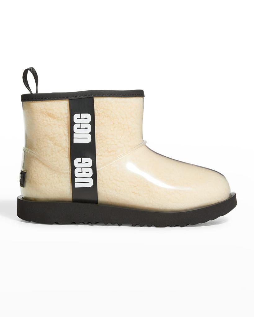 商品UGG|Girl's Classic Mini Logo See-Through Waterproof Boots, Toddler/Kids,价格¥921,第1张图片