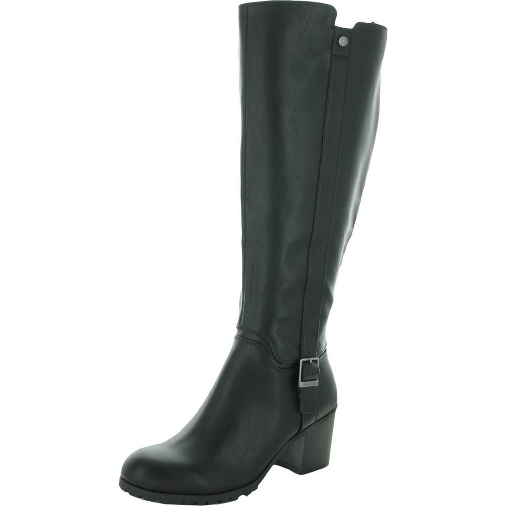 Style & Co. Womens Aerron Block Heel Faux Leather Knee-High Boots商品第2张图片规格展示