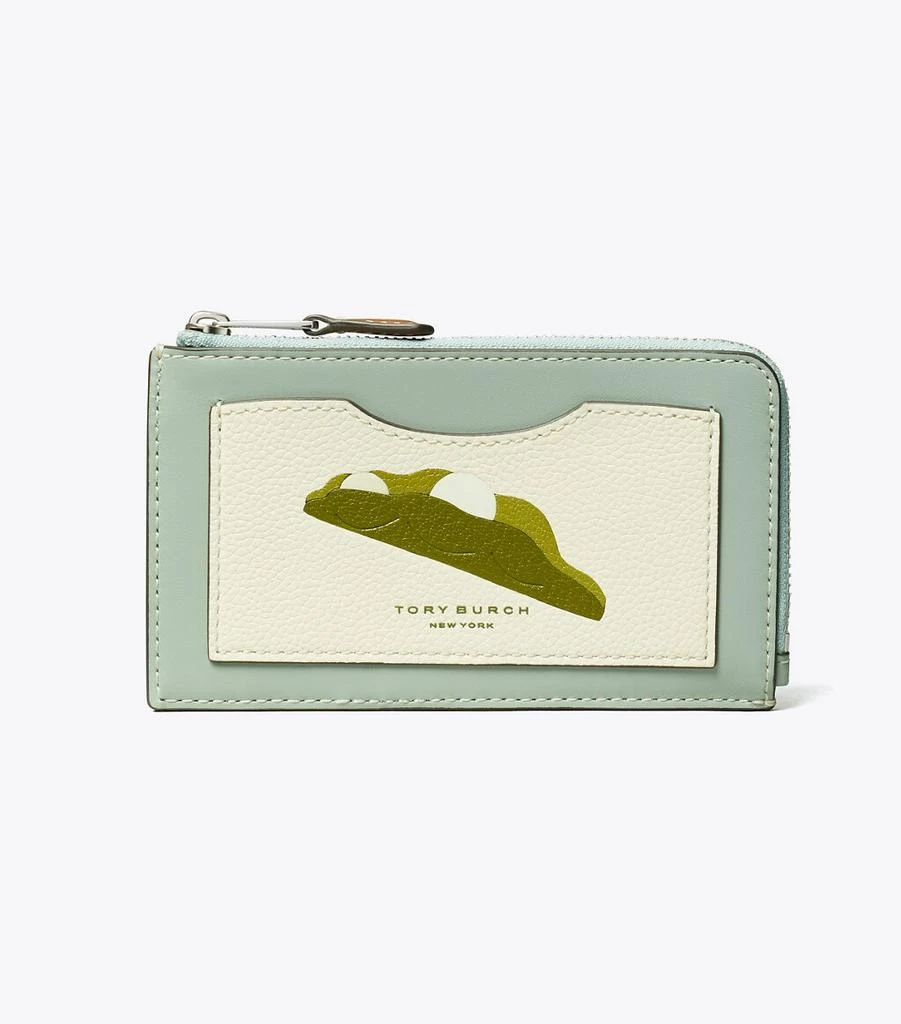 商品Tory Burch|Colorblock Pea Pod Zip Card Case,价格¥745,第2张图片详细描述