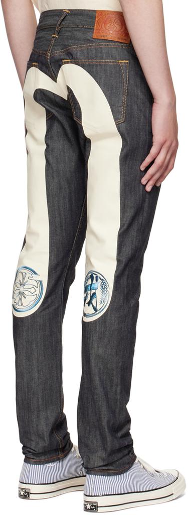 Navy Carrot Fit Jeans商品第3张图片规格展示