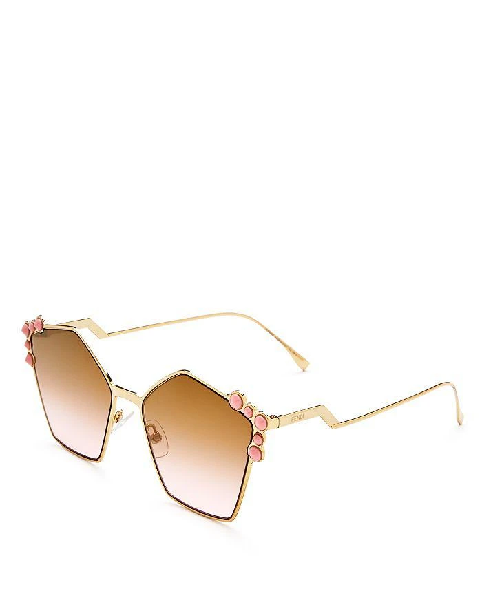 商品Fendi|Women's Embellished Square Sunglasses, 57mm,价格¥3260,第2张图片详细描述