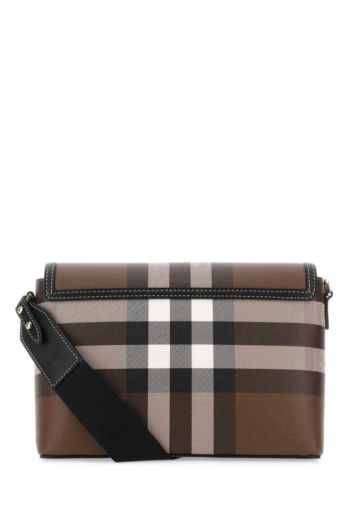 商品Burberry|Burberry Note Checked Logo Detailed Crossbody Bag,价格¥8746,第2张图片详细描述