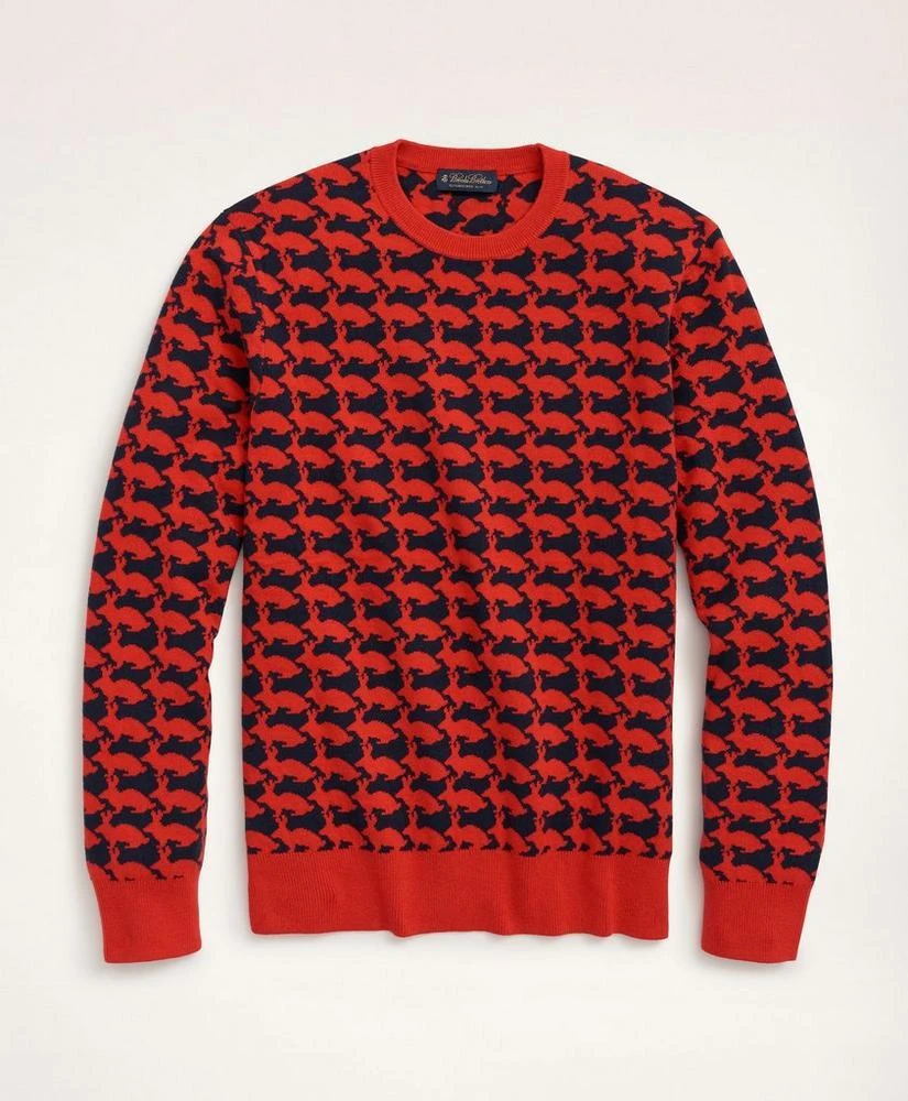 商品Brooks Brothers|Men's Lunar New Year Rabbit Intarsia Cotton Cashmere Sweater,价格¥823,第1张图片