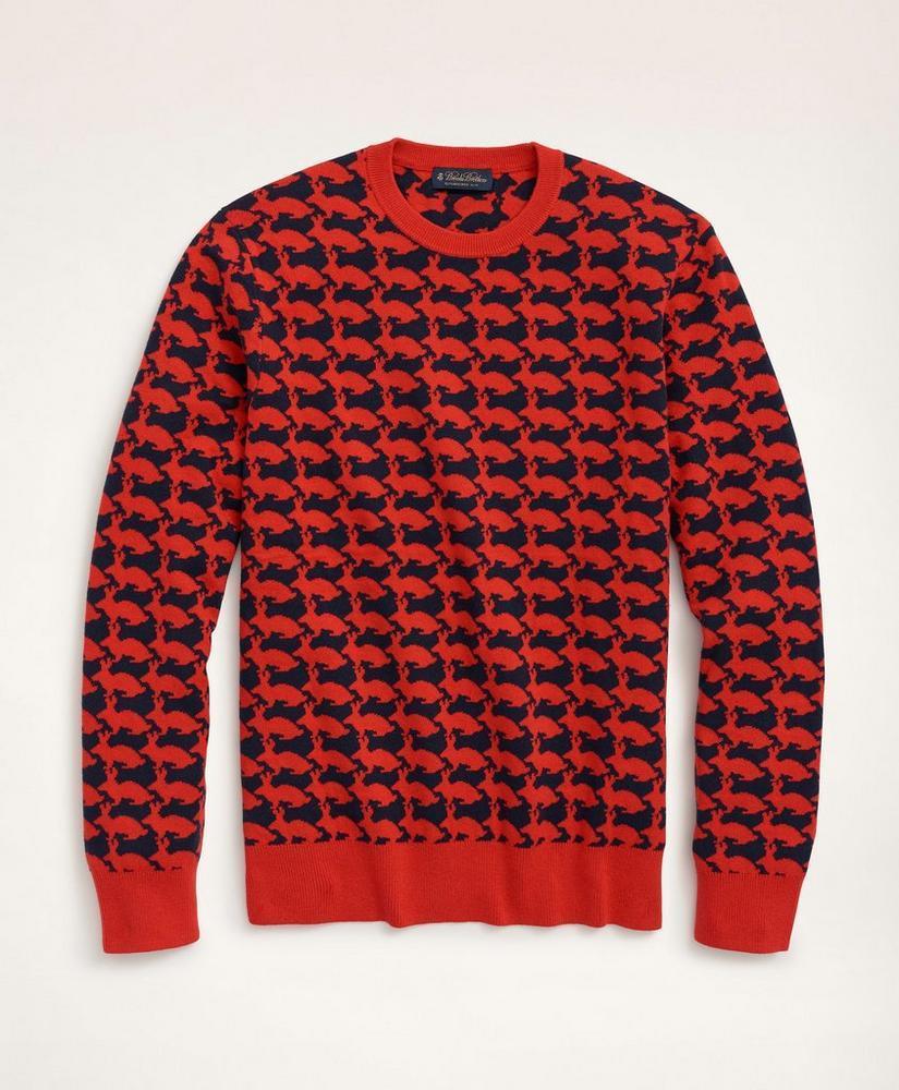 商品Brooks Brothers|Men's Lunar New Year Rabbit Intarsia Cotton Cashmere Sweater,价格¥1383,第1张图片