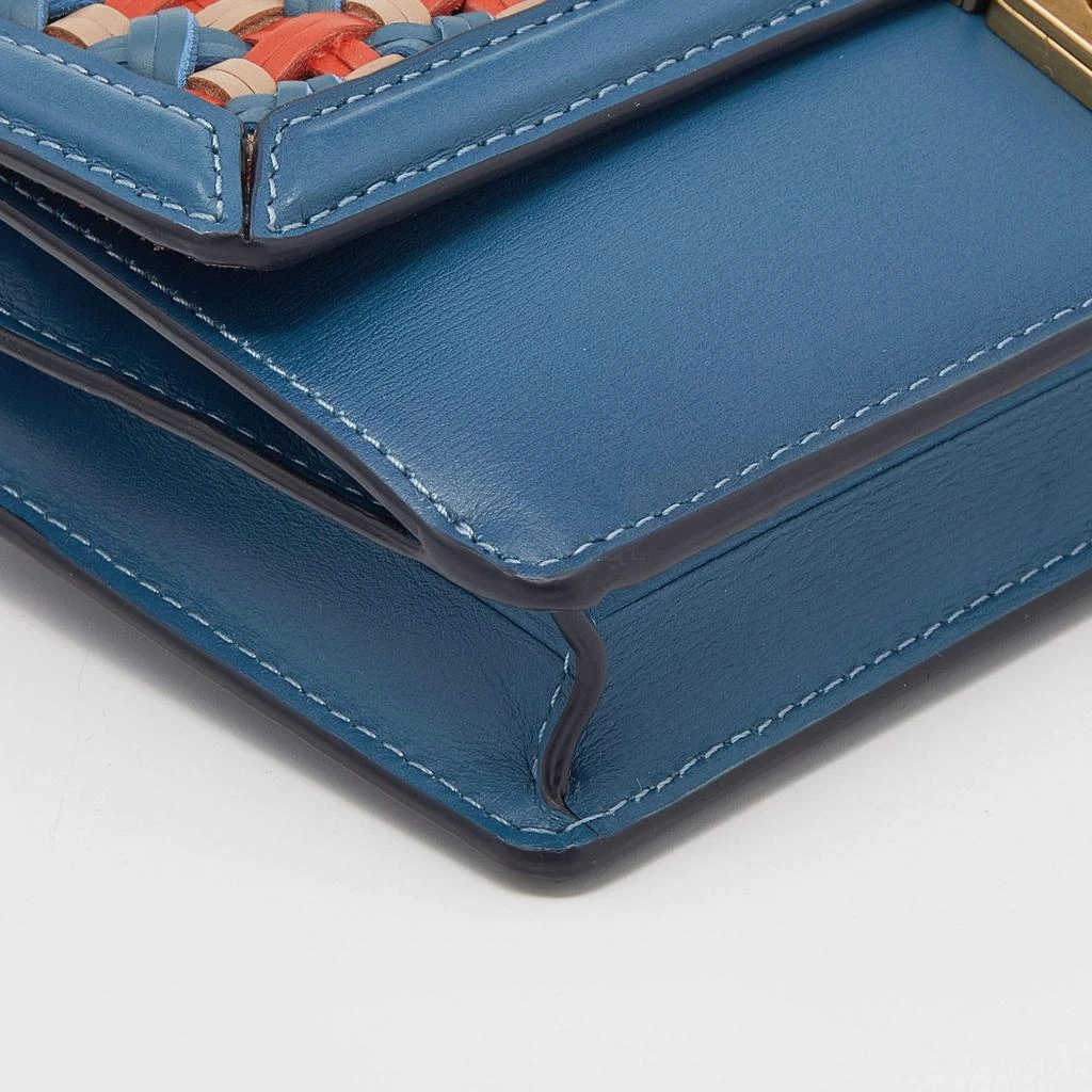 Coach Multicolor Woven Leather Hutton Clutch 商品