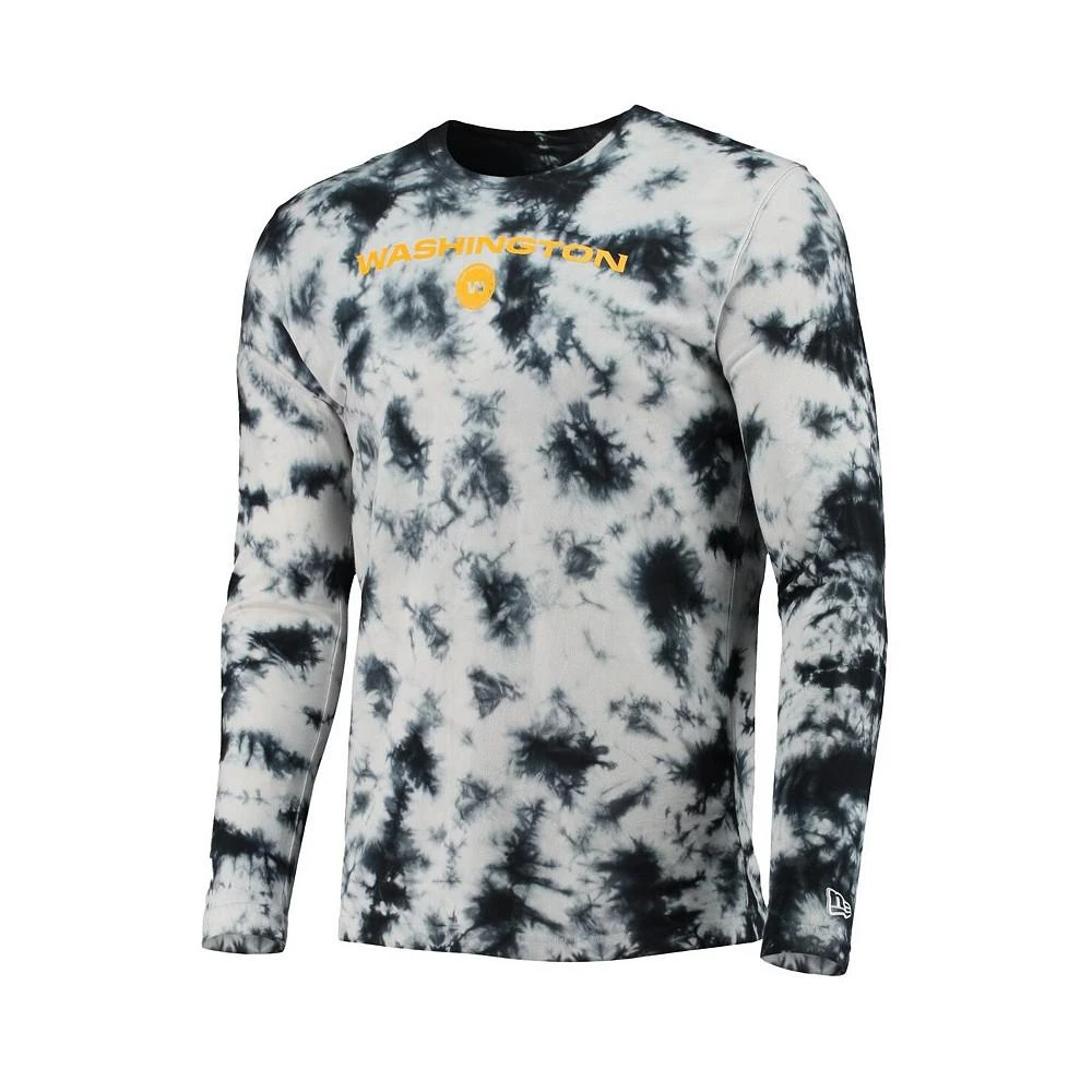 商品New Era|Men's Black Washington Football Team Tie-Dye Long Sleeve T-shirt,价格¥377,第2张图片详细描述