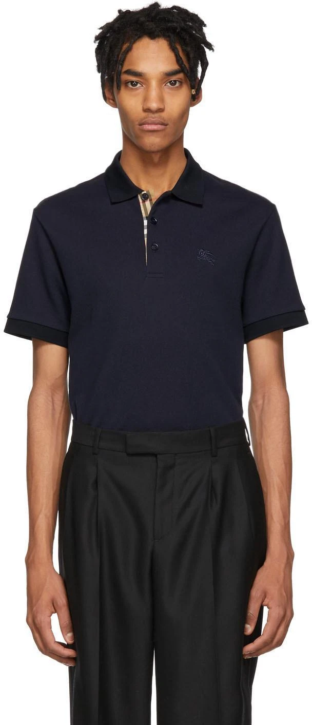 商品Burberry|Navy Core Polo,价格¥1501,第1张图片