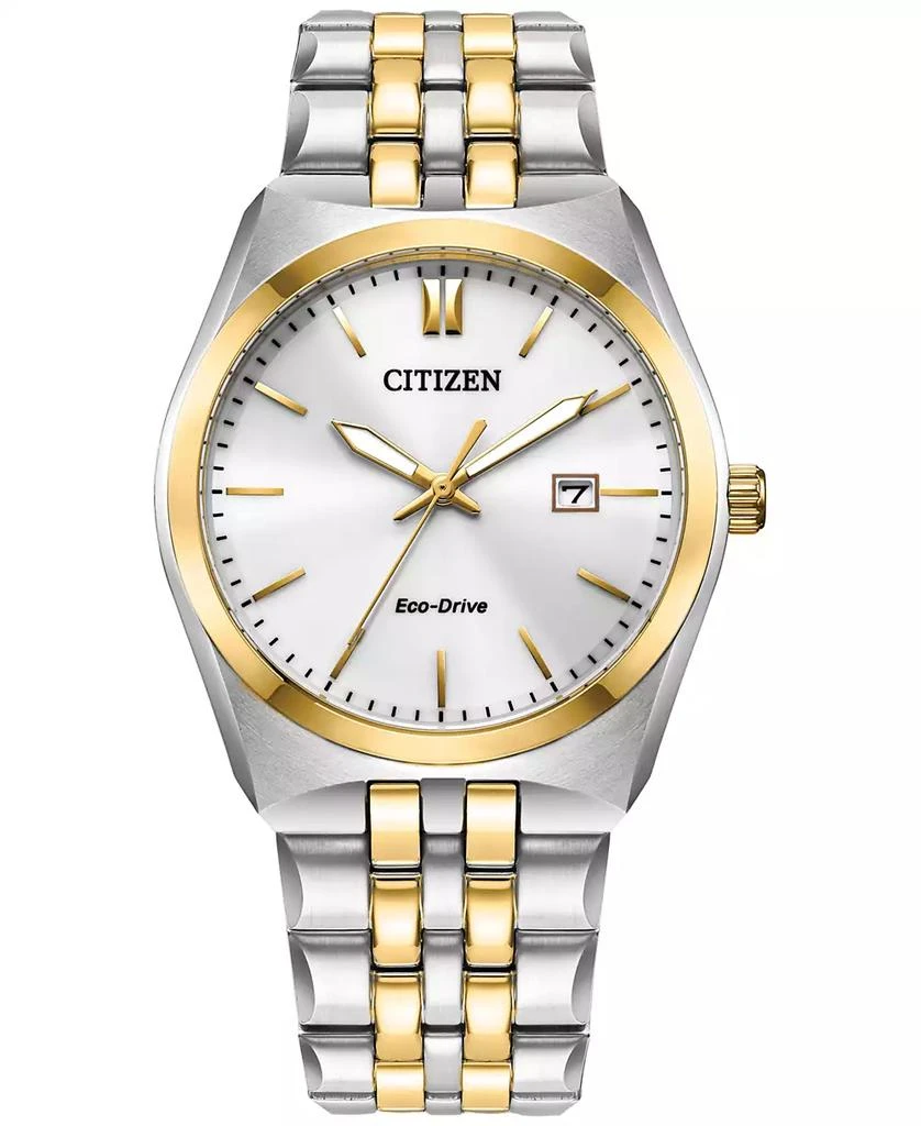 商品Citizen|Eco-Drive Men's Corso Two-Tone Stainless Steel Bracelet Watch 40mm,价格¥2144,第1张图片