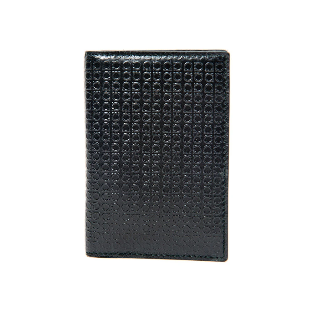 商品[国内直发] Salvatore Ferragamo|Salvatore Ferragamo 菲拉格慕 男士牛皮短款钱夹黑色 66-9137-PCNERO,价格¥1038,第1张图片