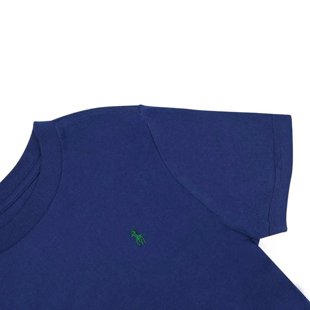 商品Ralph Lauren|Dark Blue Small Pony Logo Junior T Shirt,价格¥160,第2张图片详细描述