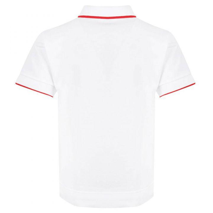 White Mini Samuel Short Sleeve Polo Shirt商品第3张图片规格展示