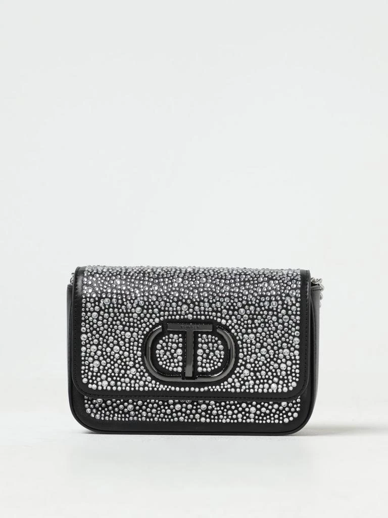 商品TWINSET|Twinset bag in synthetic leather with rhinestones,价格¥1479,第1张图片