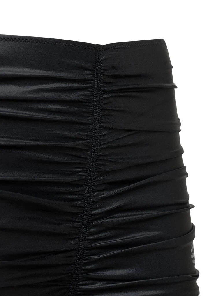 商品Alexander Wang|High Waist Ruched Bike Shorts,价格¥1328,第3张图片详细描述