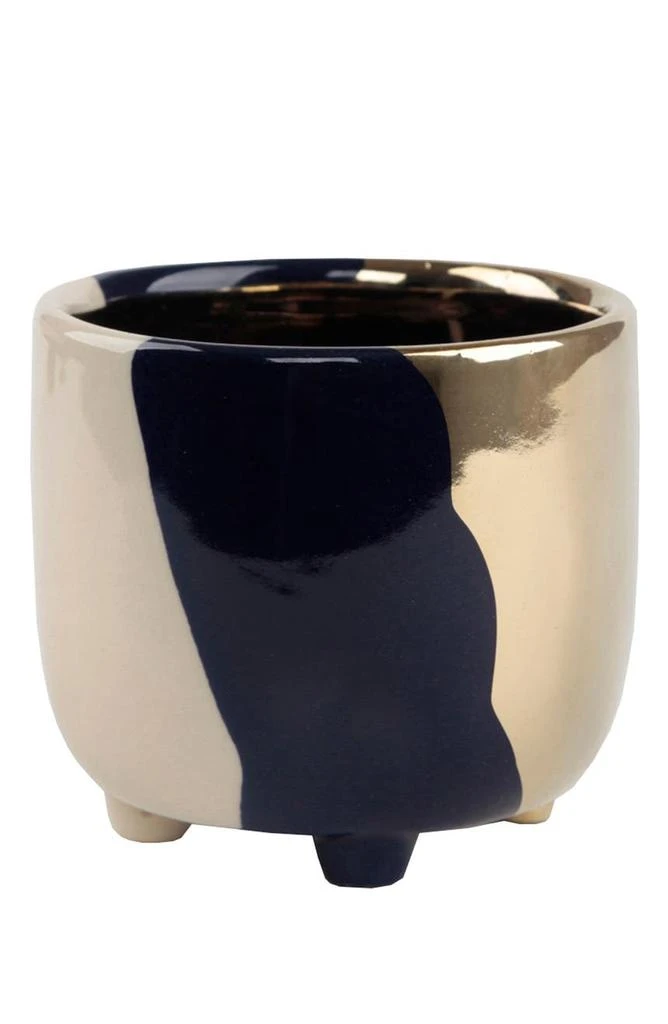 商品FLORA BUNDA|Navy Footed Ceramic Planter,价格¥231,第1张图片