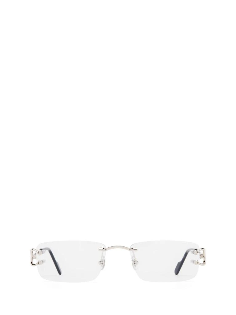 商品Cartier|Cartier Rectangle Frame Glasses,价格¥6404,第1张图片