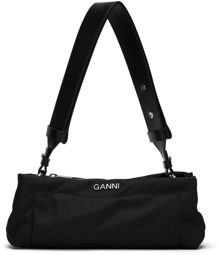 商品Ganni|黑色迷你 Pillow Baguette 单肩包,价格¥1934,第1张图片