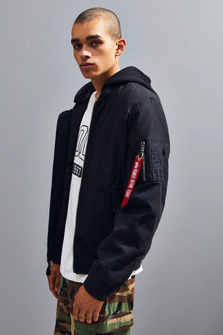 商品Alpha Industries|Alpha Industries UO Exclusive MA-1 Natus Jacket,价格¥756,第3张图片详细描述