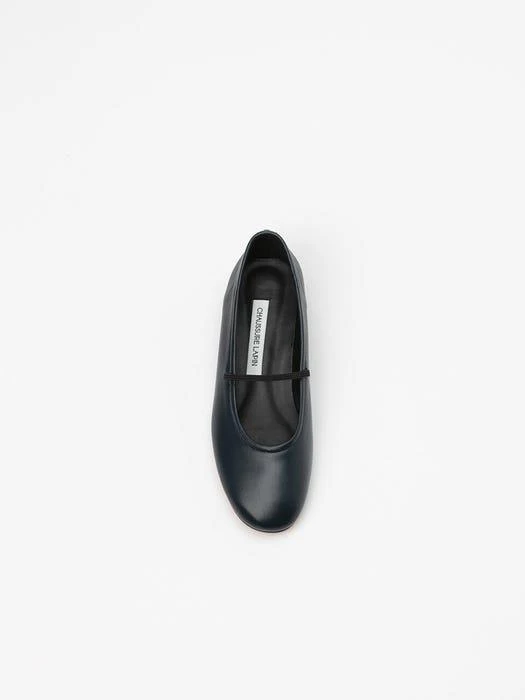 商品CHAUSSURE LAPIN|Etceta Maryjane Flats in Midnight Navy,价格¥1986,第4张图片详细描述