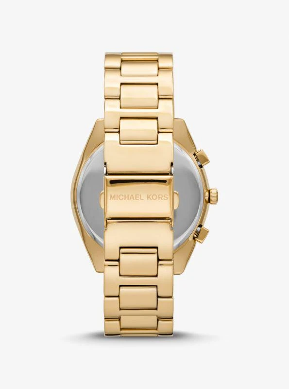 商品Michael Kors|Oversized Janelle Pavé Gold-Tone Watch,价格¥1130,第3张图片详细描述