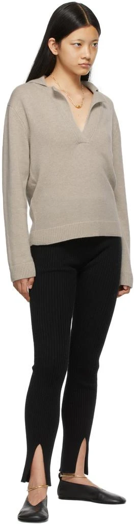 商品Lisa Yang|Black Cashmere 'The Sima' Leggings,价格¥1451,第4张图片详细描述