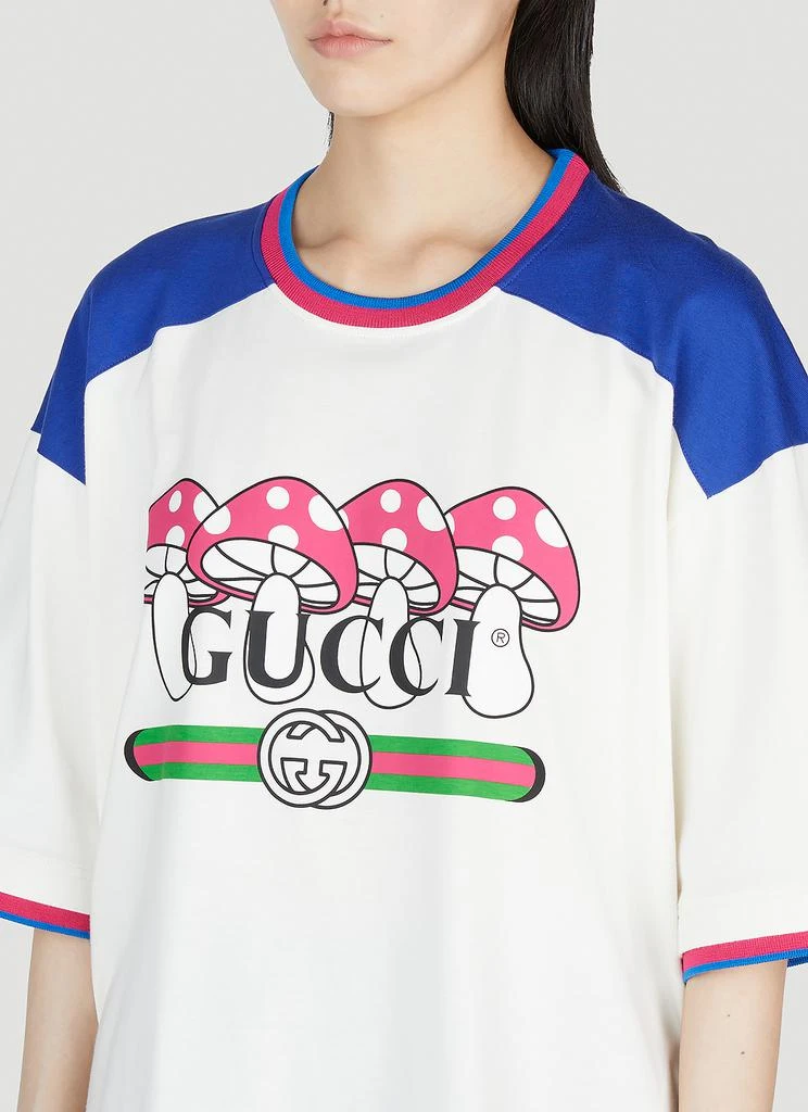 商品Gucci|Mushroom Print T-Shirt,价格¥3439,第5张图片详细描述