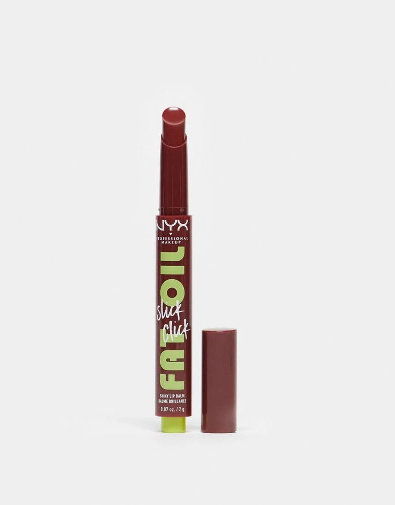 商品NYX Professional Makeup|NYX Professional Makeup Fat Oil Slick Click Lip Balm - In A Mood,价格¥75,第1张图片