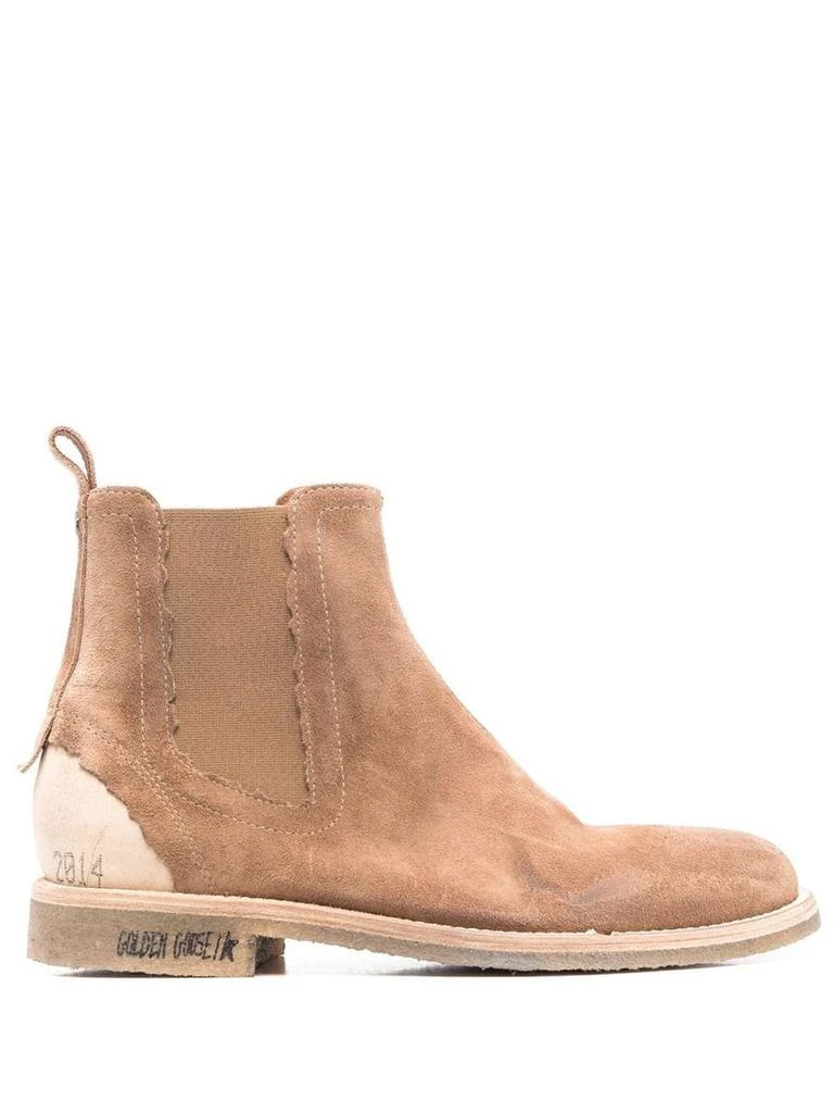 商品Golden Goose|GOLDEN GOOSE John leather chelsea boots,价格¥2242,第1张图片