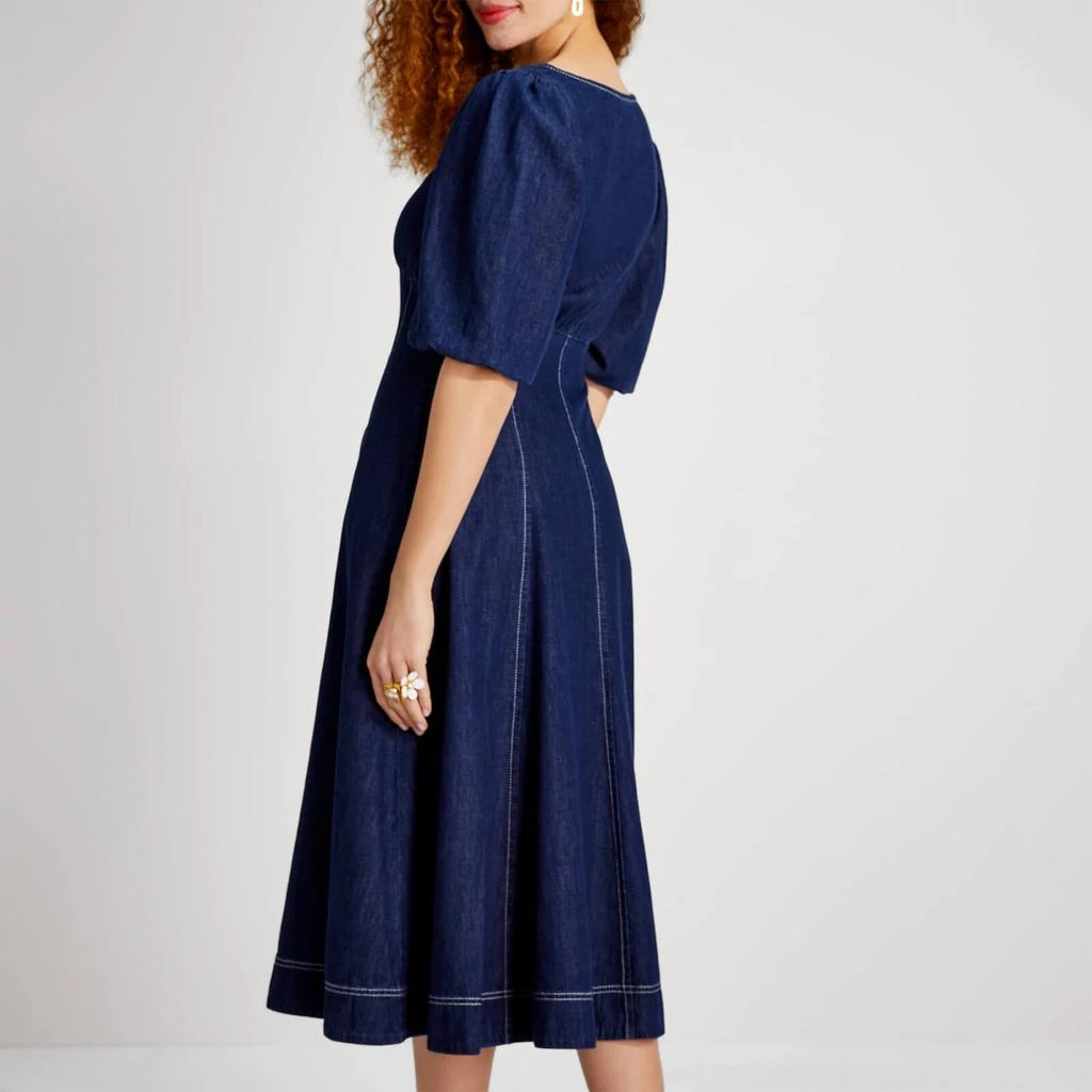 商品Kate Spade|Kate Spade New York Women's Denim Button-Front Dress - Denim,价格¥297,第2张图片详细描述