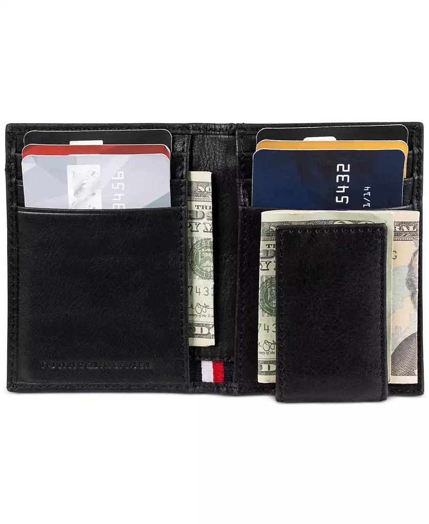 商品Tommy Hilfiger|Men's RFID Bifold Wallet with Magnetic Money Clip,价格¥197,第3张图片详细描述