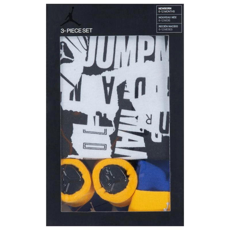 商品Jordan|Jordan Hat Bodysuit Bootie 3 Piece Set - Boys' Infant,价格¥190,第4张图片详细描述