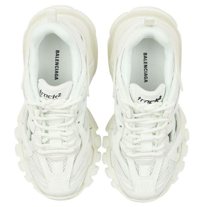 商品Balenciaga|小童 Track 2 运动鞋 纯白色,价格¥2419,第6张图片详细描述