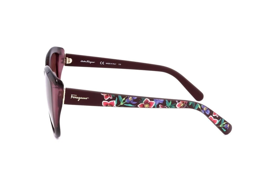 商品Salvatore Ferragamo|Salvatore Ferragamo Eyewear Butterfly Frame Sunglasses,价格¥705,第3张图片详细描述