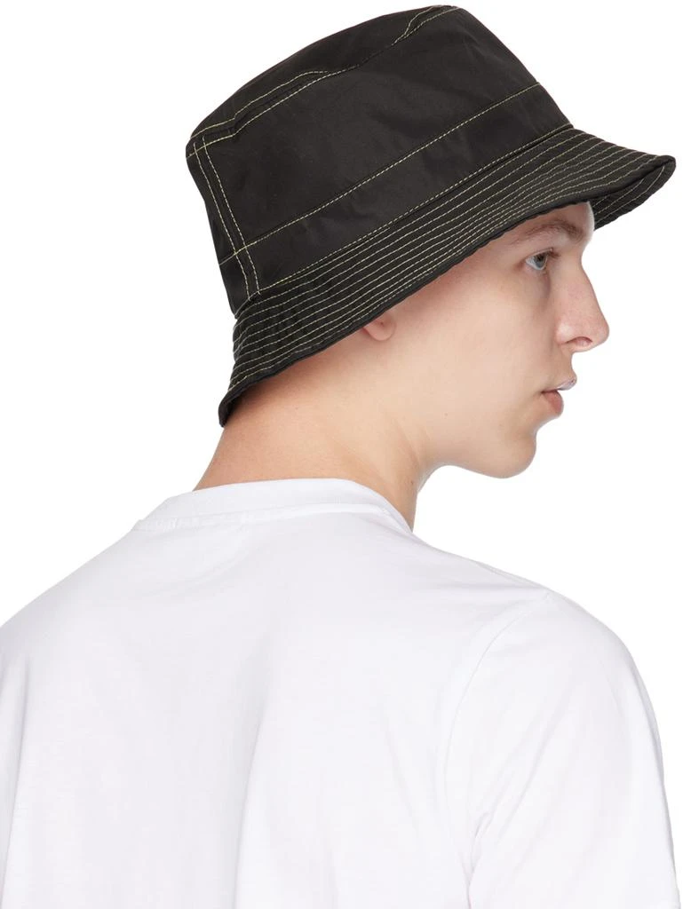商品Ganni|Black Stitch Bucket Hat,价格¥221,第3张图片详细描述