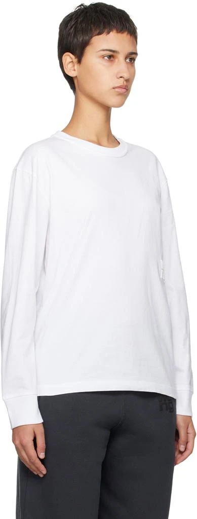 商品Alexander Wang|White Puff Long Sleeve T-Shirt,价格¥1588,第2张图片详细描述