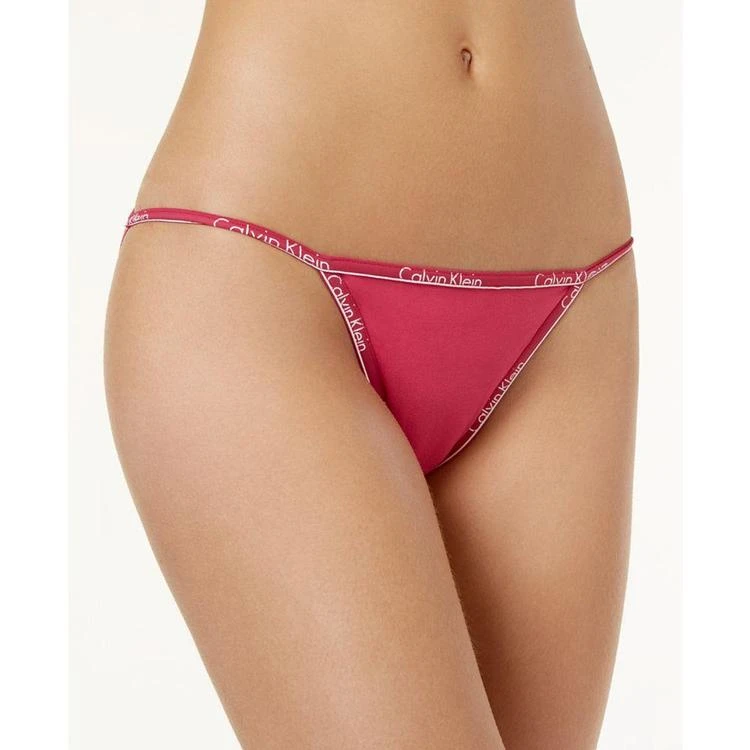 商品Calvin Klein|ID Cotton String Bikini QF1754,价格¥90,第1张图片