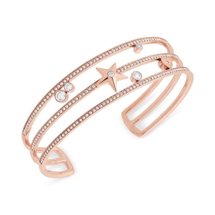 商品Michael Kors|玫瑰金不锈钢手镯,价格¥491,第1张图片